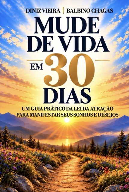 Capa do livro Mude de Vida em 30 Dias, de Diniz Vieira e Balbino Chagas