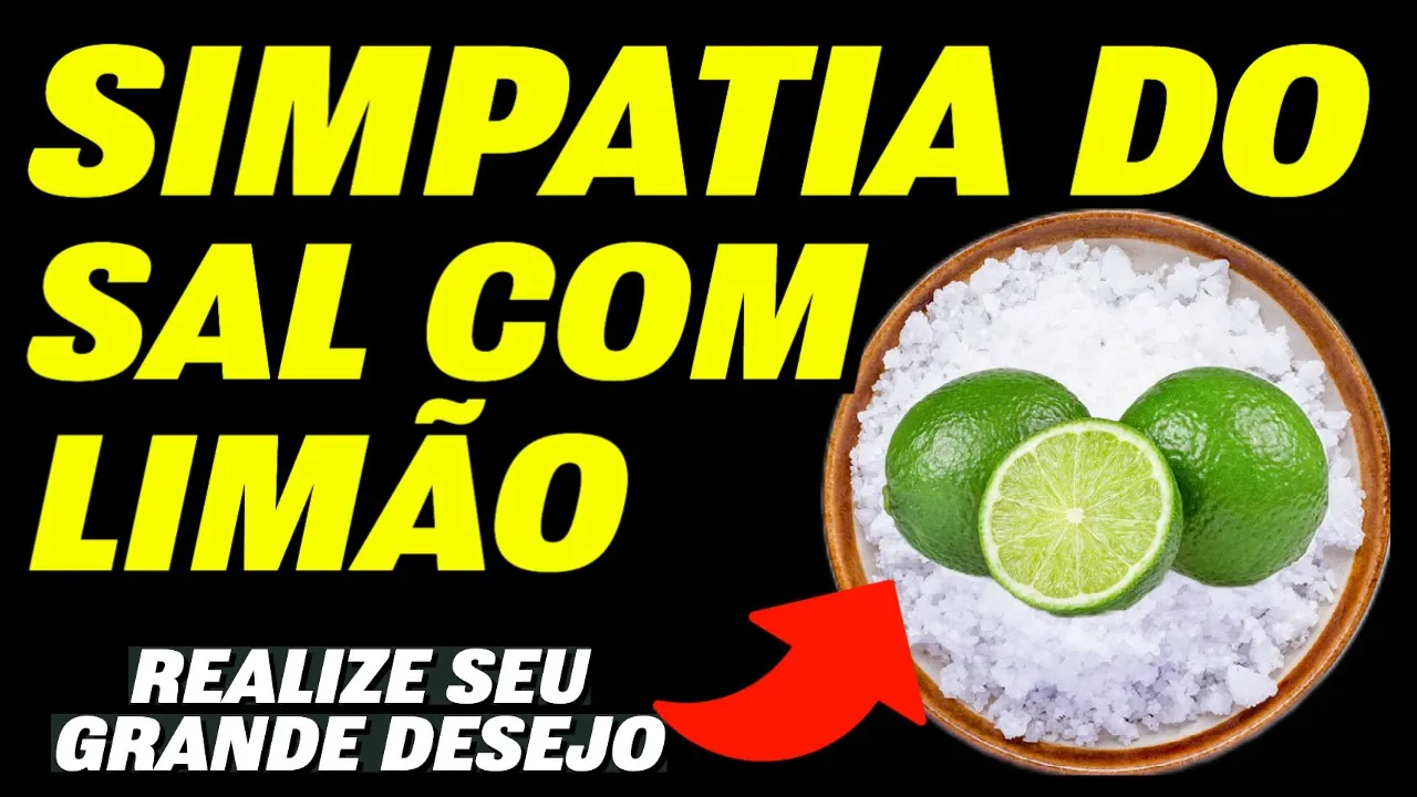 TRIÂNGULO DE SAL COM LIMÃO REALIZA QUALQUER DESEJO
