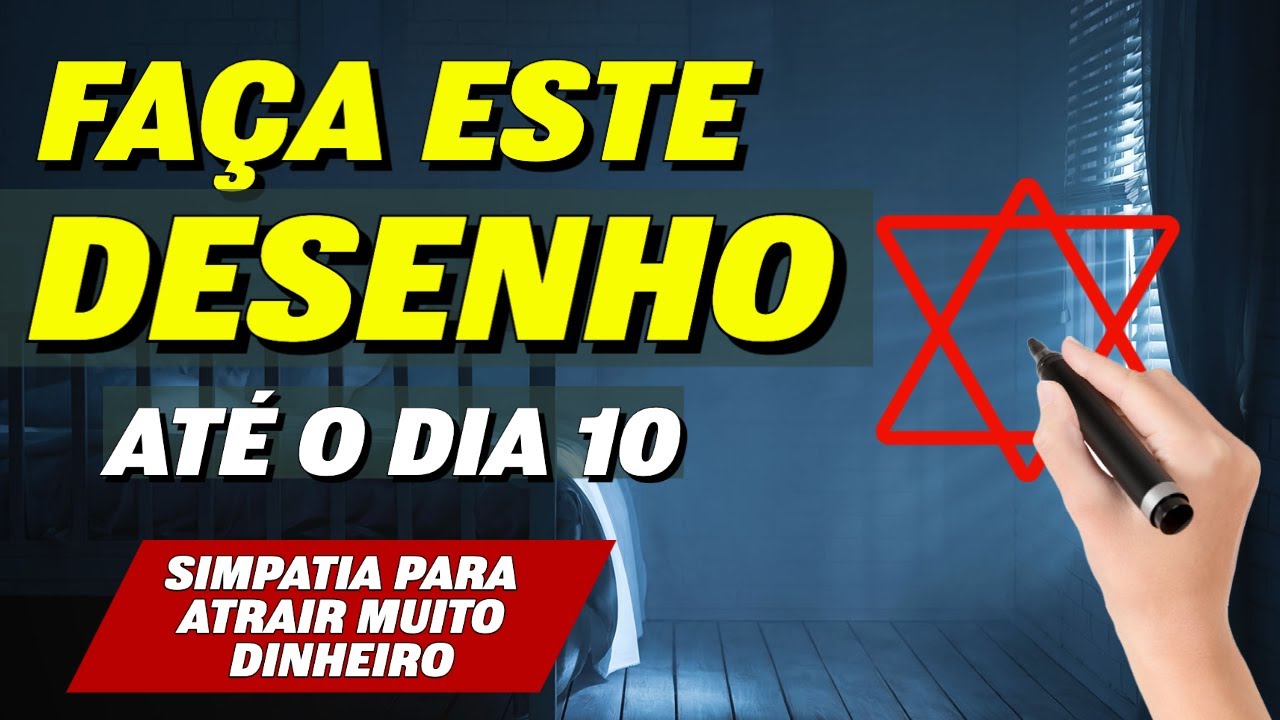 FAÇA ESTE DESENHO PARA PAGAR TODAS AS DÍVIDAS