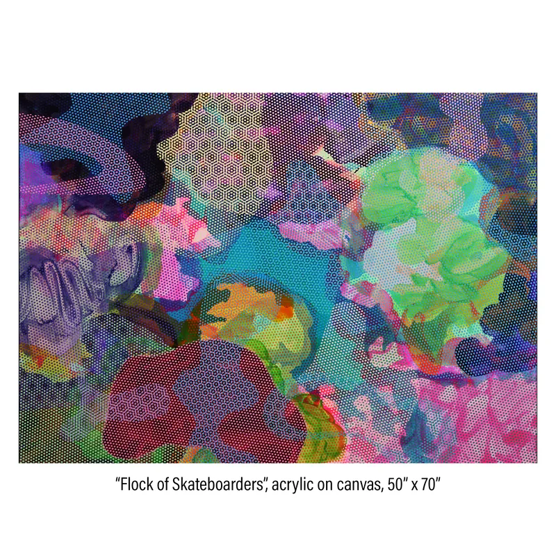 Painting titled 