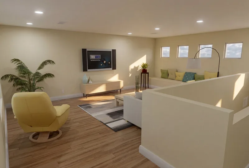 San Jose CA High Ceiling Conversion 3D design