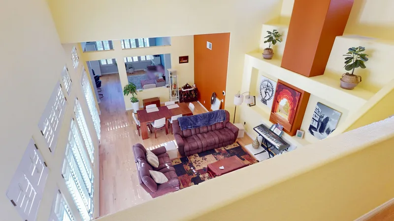 San Jose CA High Ceiling Home Before