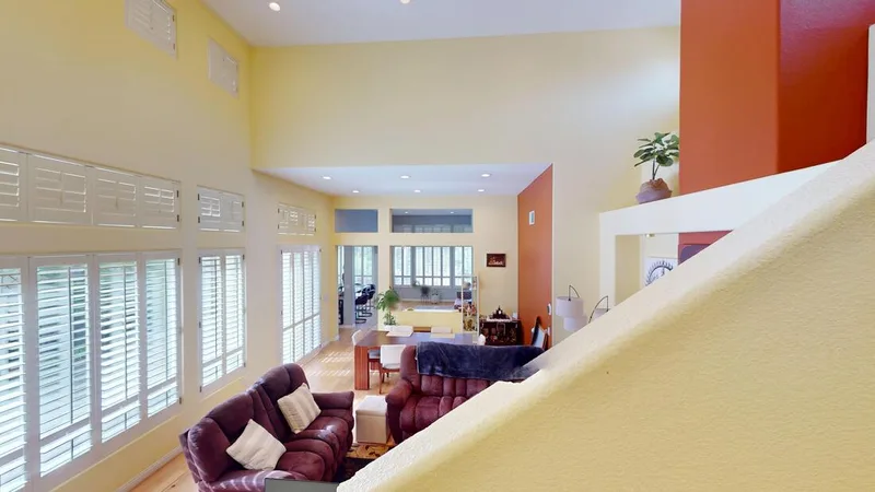 San Jose CA High Ceiling Home Before