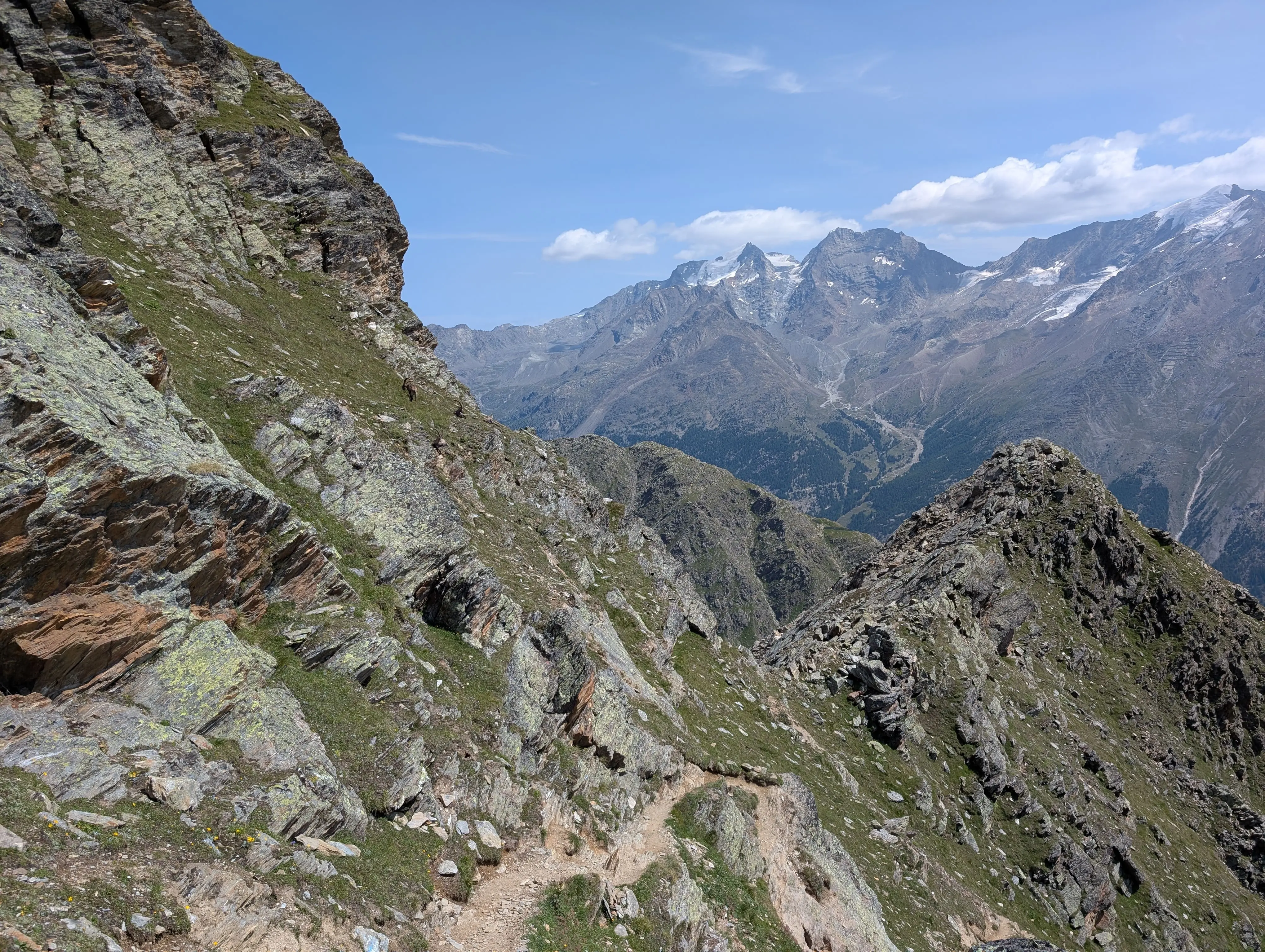 Approach before the via ferrata section