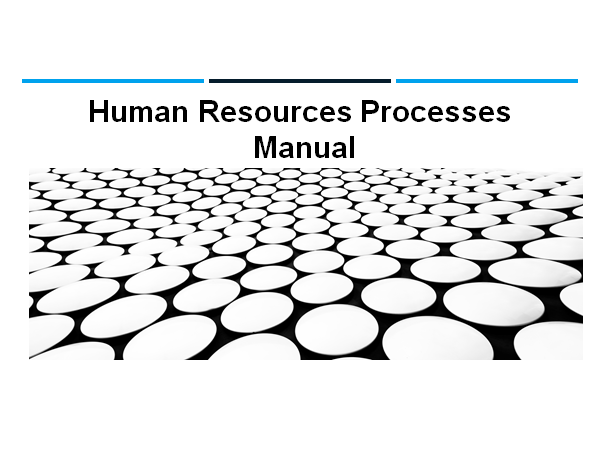 Human Resource Processes Manual