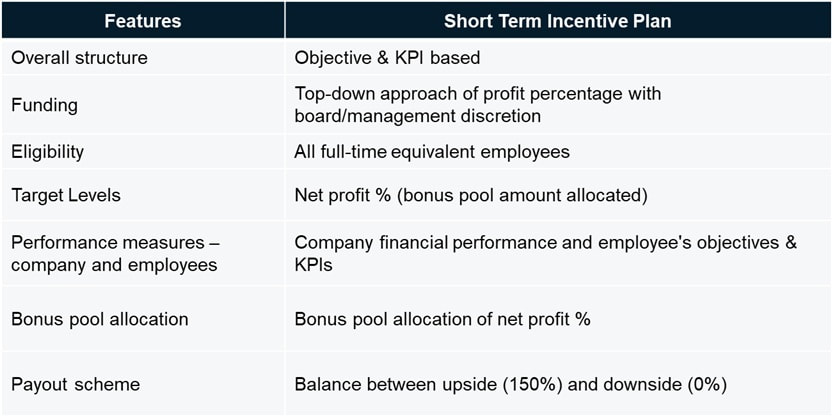 Short-Term Incentive Plan Framework