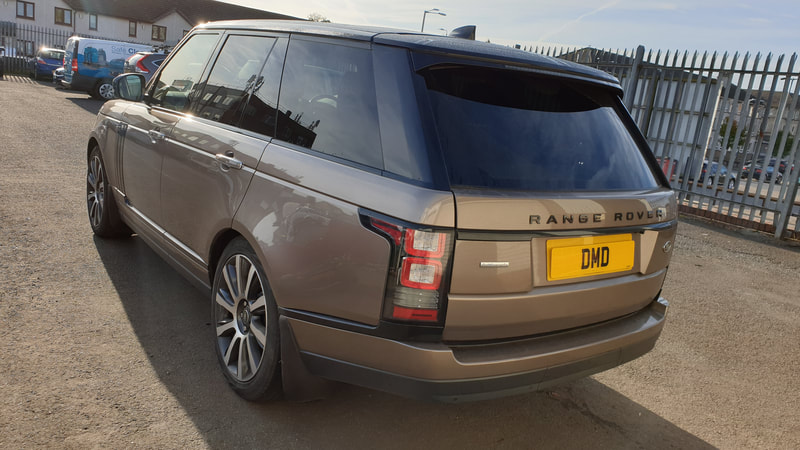 Range Rover Vogue before my Gold Paint Correction Detail.