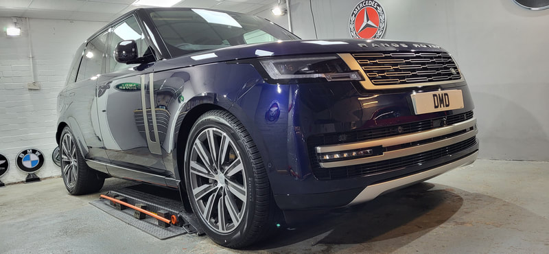 Range Rover after New Car Ceramic Coating at DMD Car Detailing near Bearsden