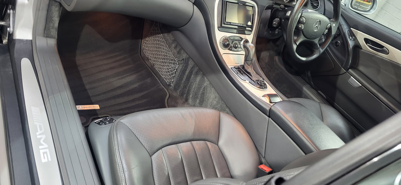 Interior of Mercedes SL55 looking fresh after Detailing at DMD Car Detailing near Port Glasgow