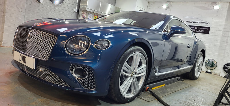 Bentley after Paint Correction and Ceramic Coating at DMD Car Detailing