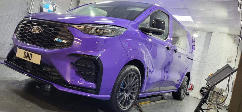 Ford Transit MS-RT after being detailed at DMD Car Detailing, near Hillington
