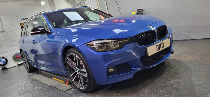 BMW with enhanced gloss and paint protection - Glasgow