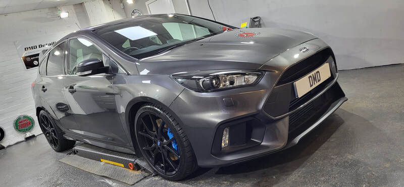 Ford Focus RS finished with ceramic coating showing stunning deep gloss