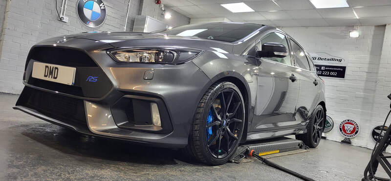 Ford Focus RS bodywork after minor paint correction and ceramic coating at DMD Car Detailing