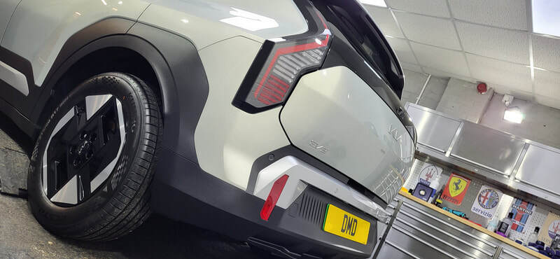 ceramic coating is also applied to trims for protection