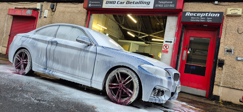 BMW having safe wash at DMD Car Detailing in Paisley
