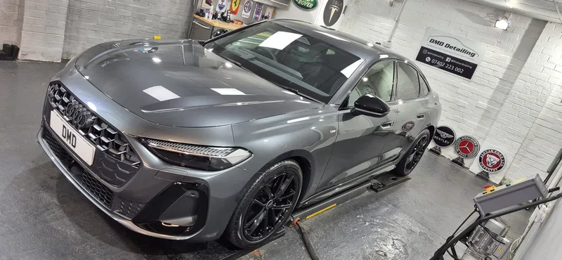 Audi A5 after New Car Ceramic Coating in Paisley near Glasgow at DMD Car Detailing