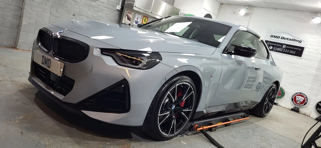 New car ceramic coating carried out on this BMW M240i in Paisley by DMD Car Detailing near Glasgow