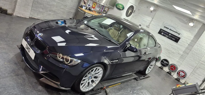 BMW M3 E92 after two stage paint correction in Paisley near Glasgow