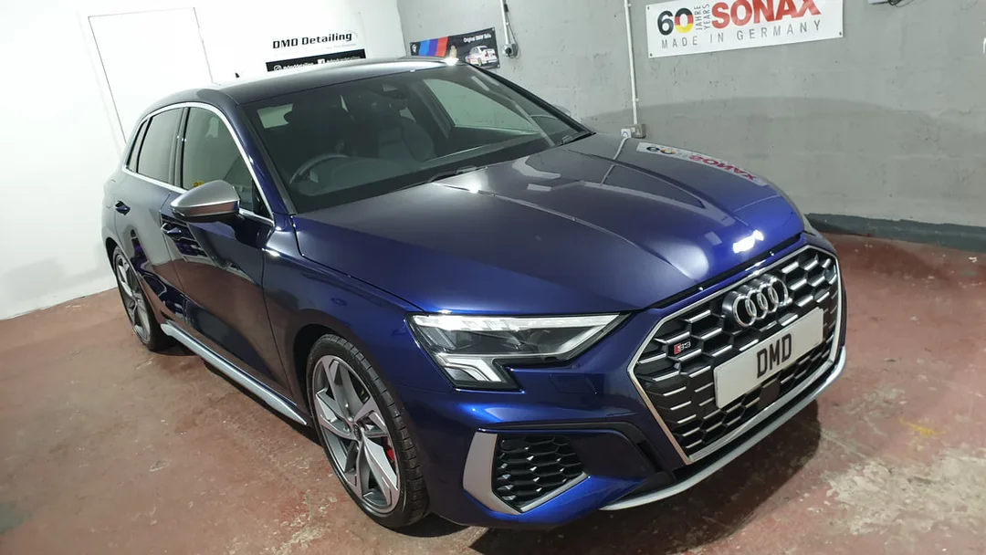 Audi S3 after New Car Ceramic Coating in Paisley at DMD Car Detailing