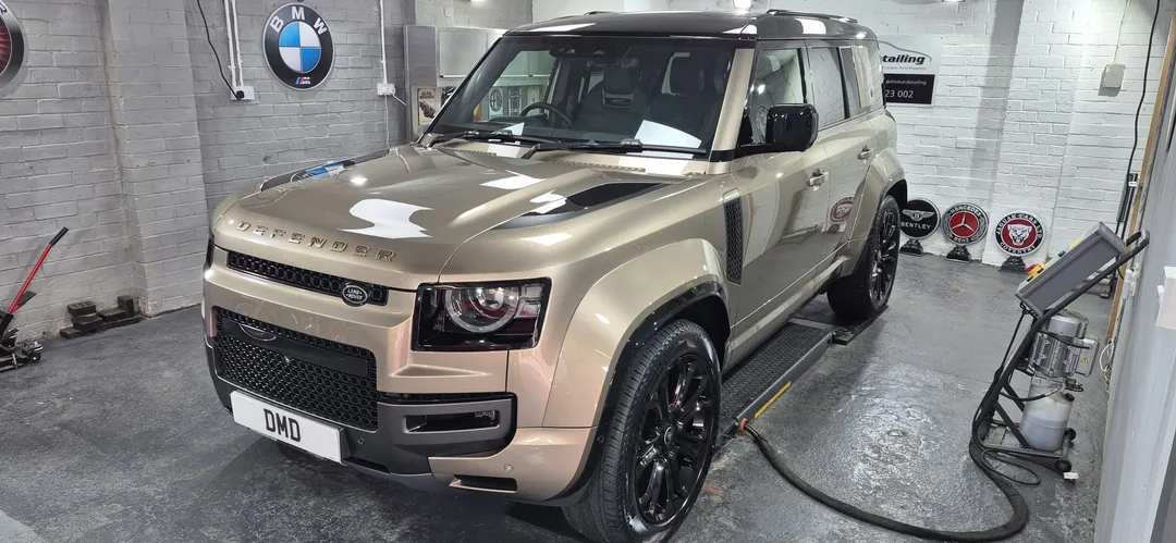 Land Rover Defender OCTA after New Car Ceramic Coating at DMD Car Detailing near Bearsden