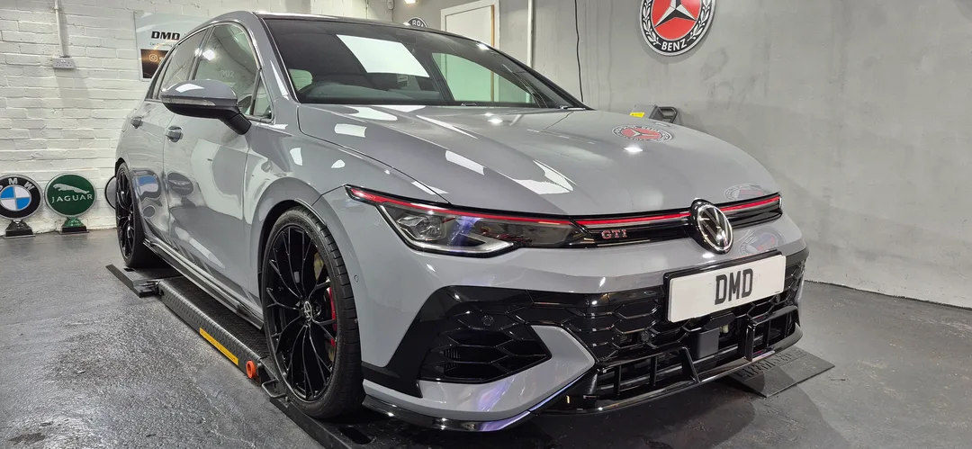 Ceramic coated Volkswagen Golf GTi at DMD Car Detailing, near Neilston