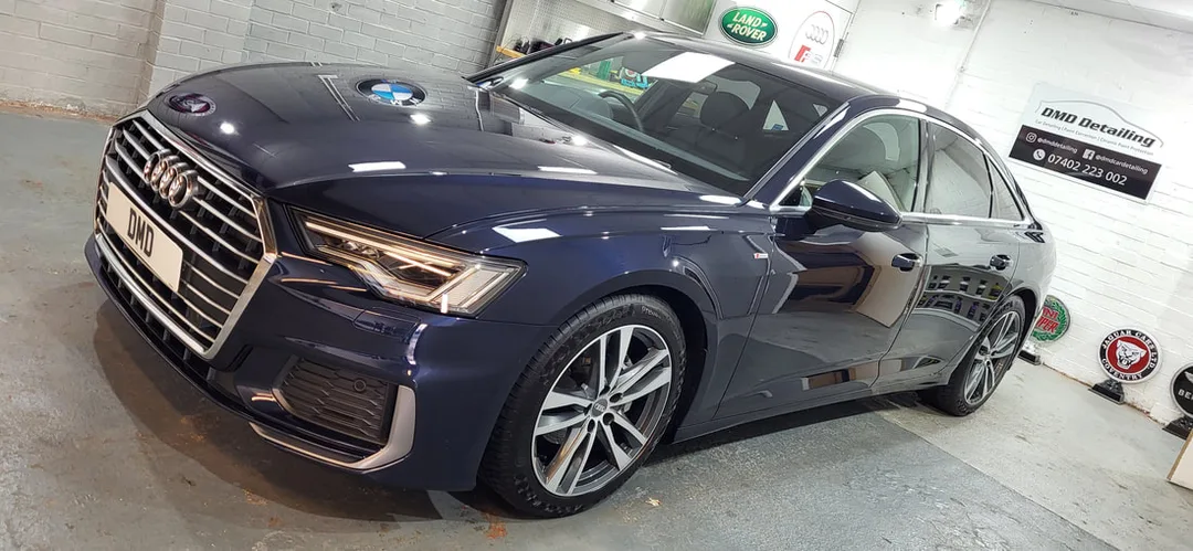 Audi A6 after ceramic coating in Paisley at DMD Car Detailing near Blantyre