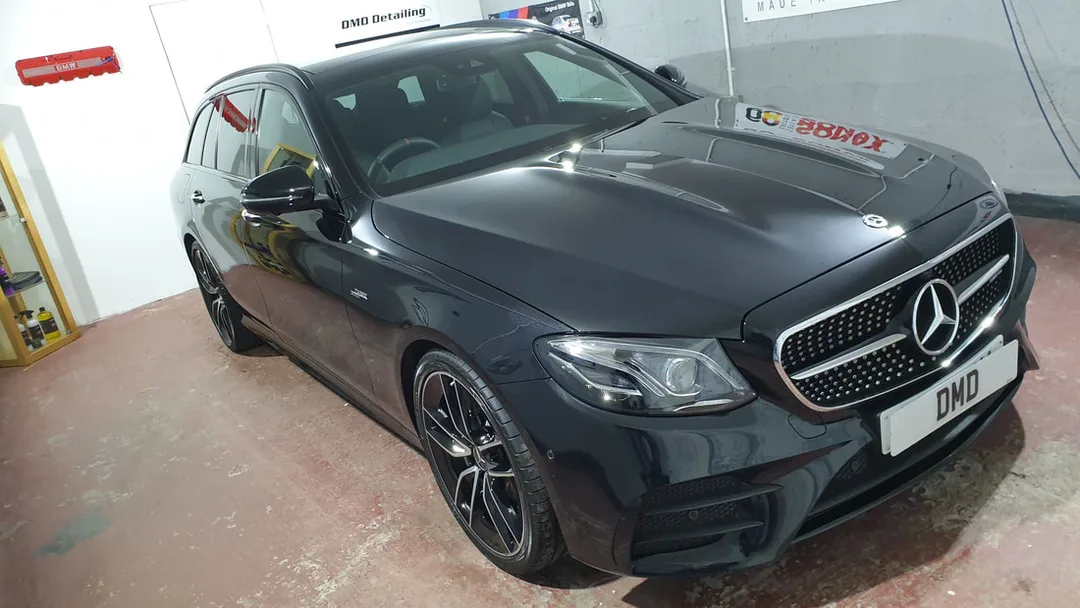 Mercedes E53 Estate after paint correction and ceramic coating service