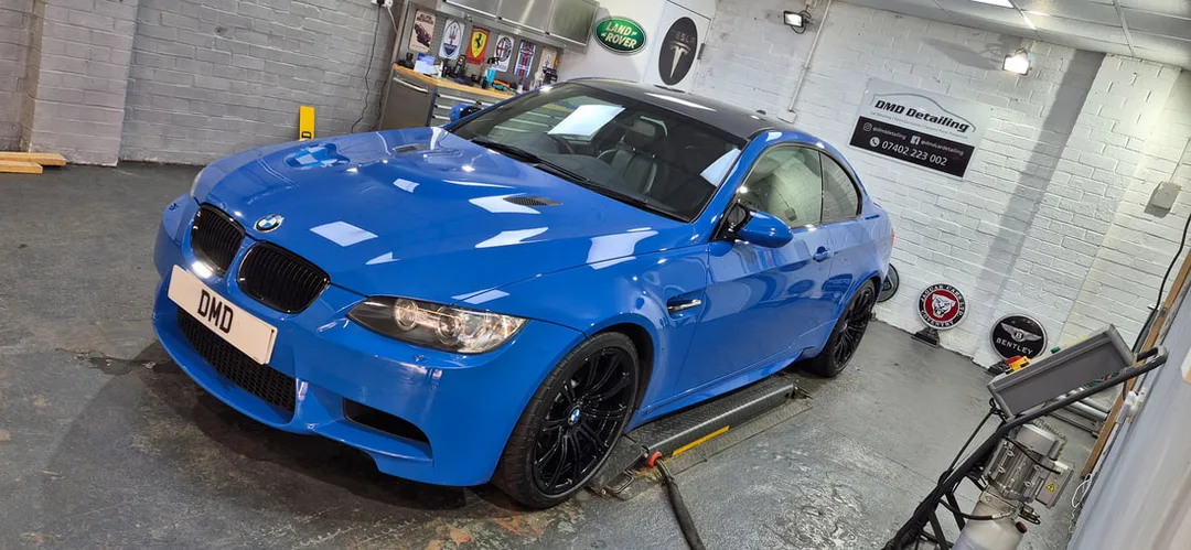 BMW M3 e92 after ceramic paint protection application, Paisley