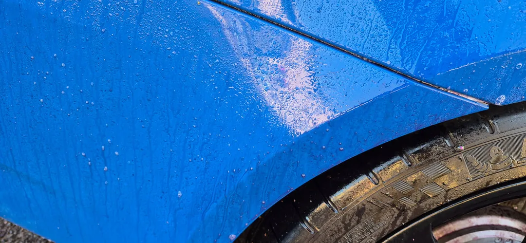 Exterior wash and decontamination in progress, Paisley