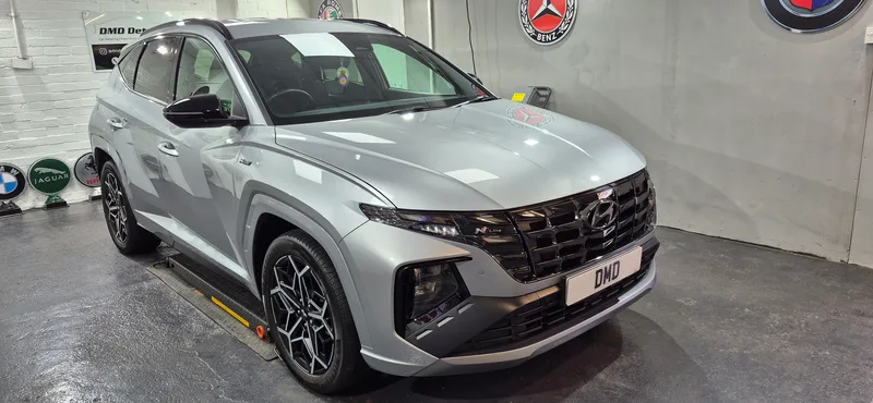 Hyundai Tucson looking glossy after 5 year ceramic coating by DMD Car Detailing in Paisley near Glasgow