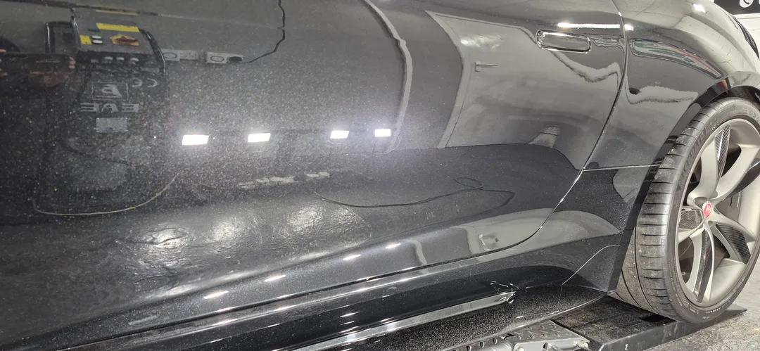 Jaguar F-Type after minor paint correction in Paisley near Glasgow