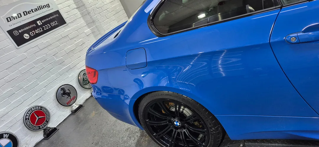 BMW M3 after ceramic paint protection in Paisley at DMD Car Detailing near Glasgow