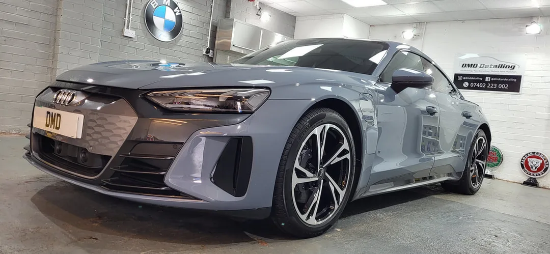 Audi e-tron GT after Ceramic Coating at DMD Car Detailing near Glasgow