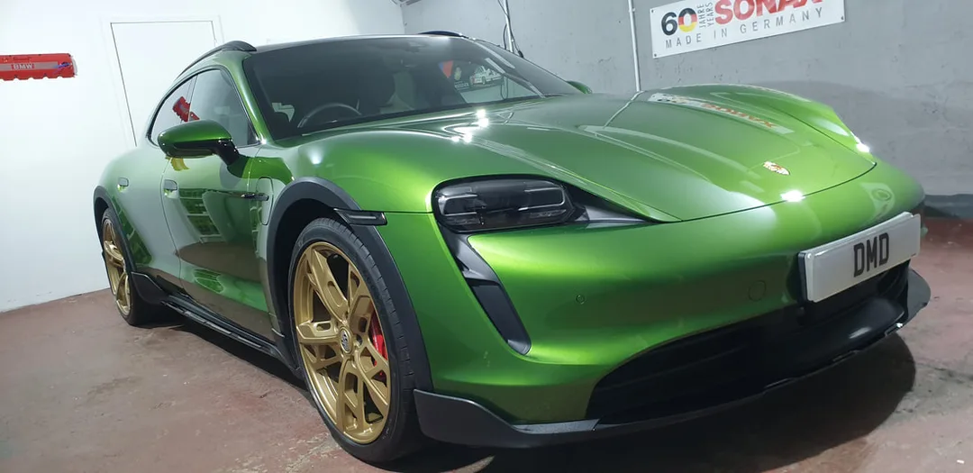 Porsche Taycan after my New Car Ceramic Coating service