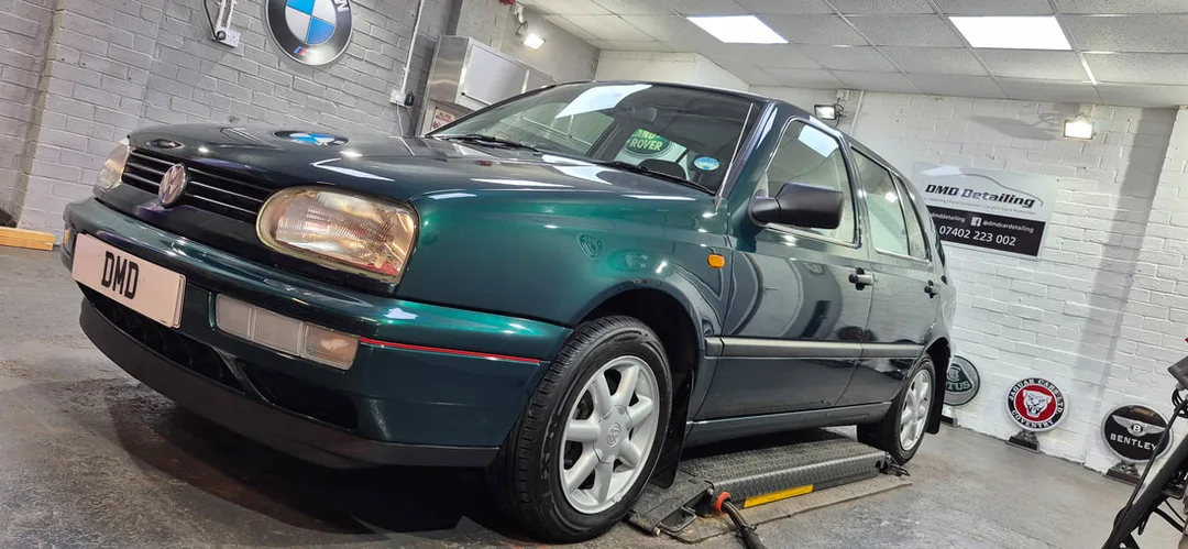 MK3 Volkswagen Golf Driver after undergoing paint correction at DMD Car Detailing in Paisley