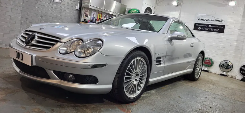Mercedes SL55 AMG after paint correction in Paisley near Glasgow