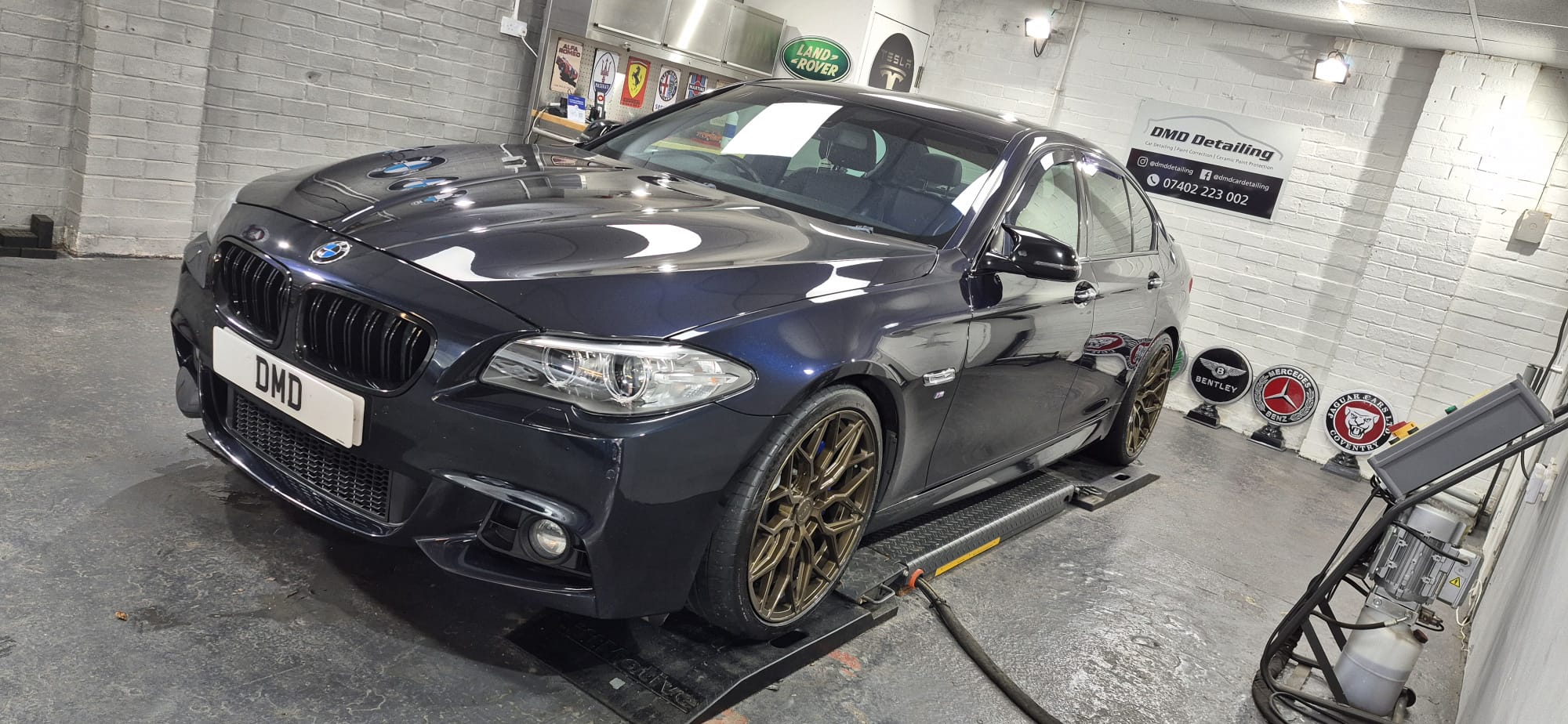 BMW 535d after Exterior Protection Detail at DMD Car Detailing in Paisley