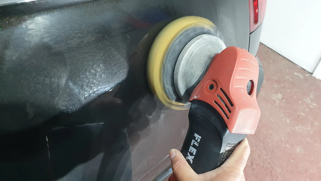 During paint correction & machine polishing on this Audi S6 in Paisley by DMD Car Detailing near Glasgow