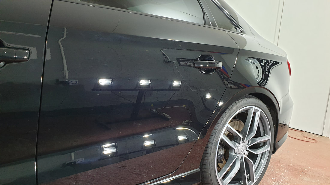 Major paint correction and machine polishing service in Paisley