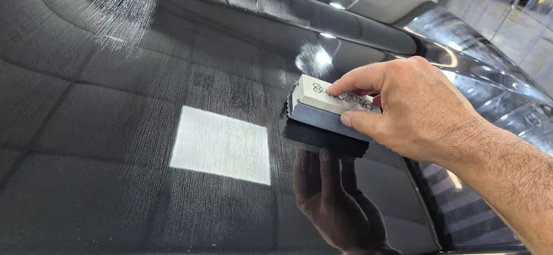 Car Paint Protection being applied at DMD Car Detailing in Paisley near Glasgow