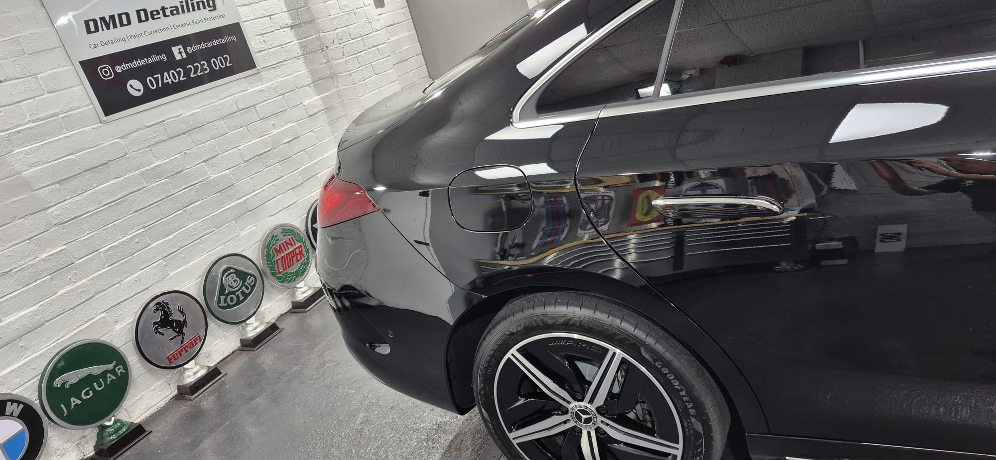 Mercedes CLA 250 after undergoing New Car Ceramic Coating in Paisley near Glasgow at DMD Car Detailing