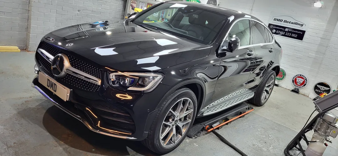Mercedes GLE after undergoing minor paint correction and ceramic coating in Paisley by DMD Car Detailing near Glasgow