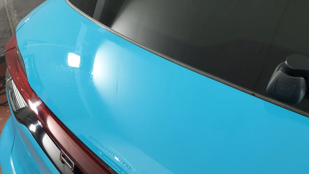 Porsche Macan before two stage paint correction in Paisley by DMD Car Detailing