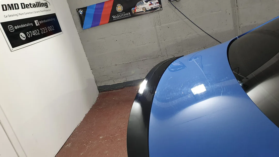 BMW 420d Coupe before two stage paint correction in Paisley by DMD Car Detailing