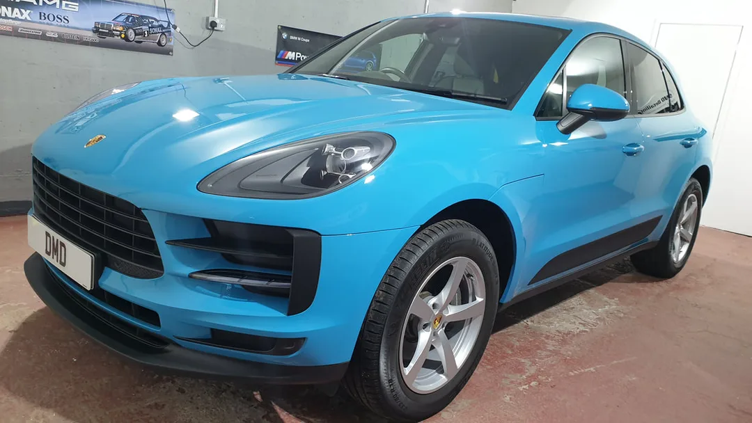 Porsche Macan after two stage paint correction in Paisley at DMD Car Detailing
