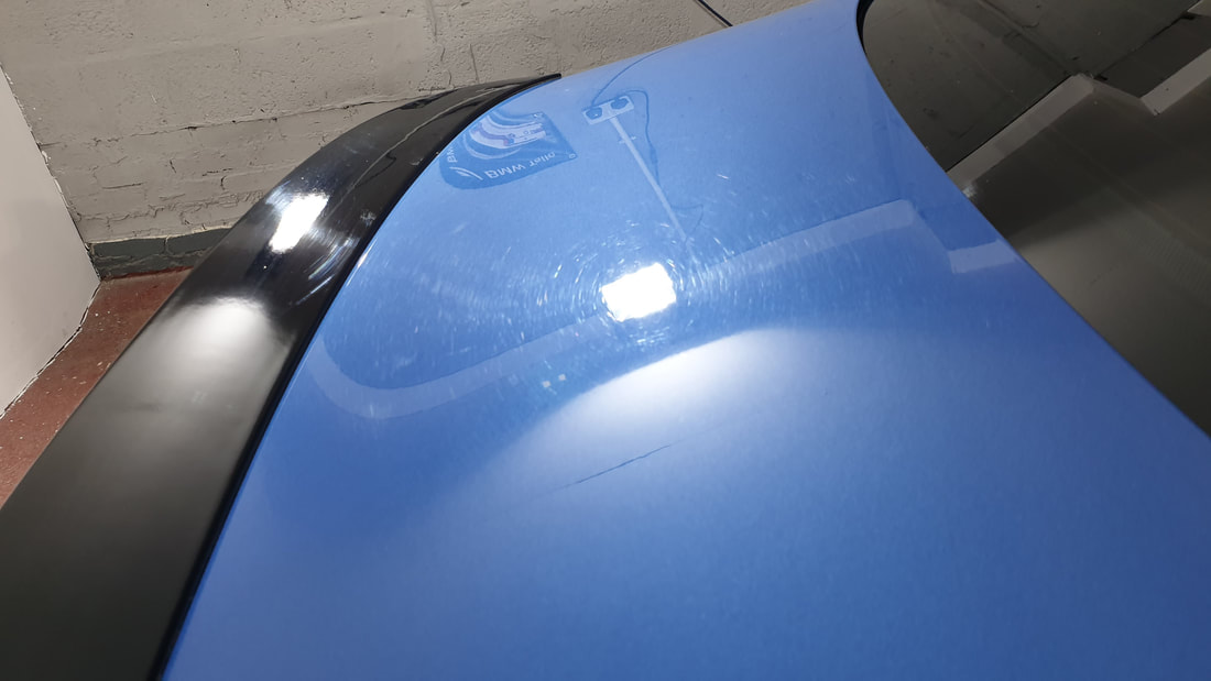 BMW 4 Series Coupe minor paint correction — before polish