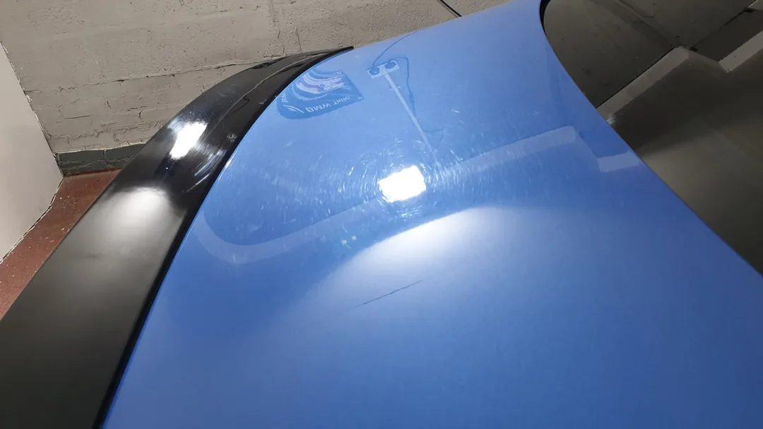 BMW 4 Series Coupe minor paint correction — before polish
