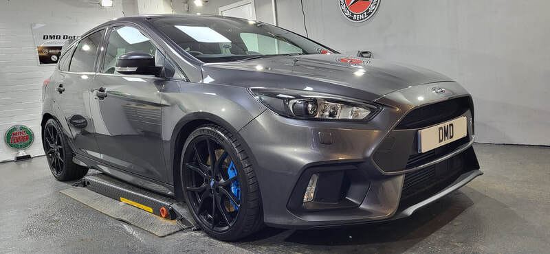 Ford Focus RS finished with ceramic coating showing deep gloss at DMD Car Detailing Paisley