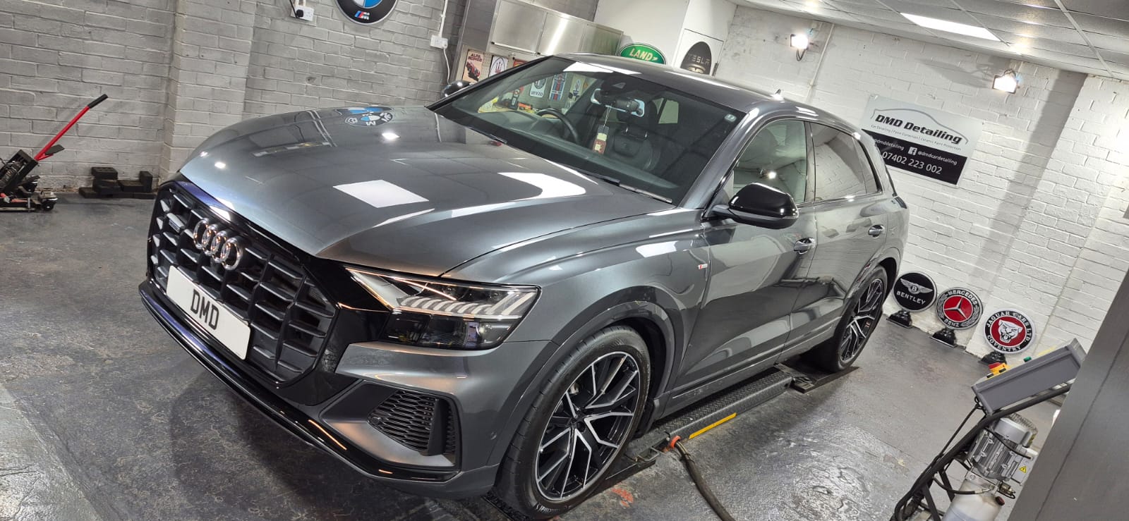 Audi Q8 after New Car Ceramic Coating in Paisley at DMD Car Detailing